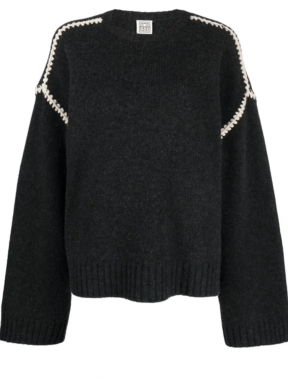 Toteme Oversized Crochet Sweater